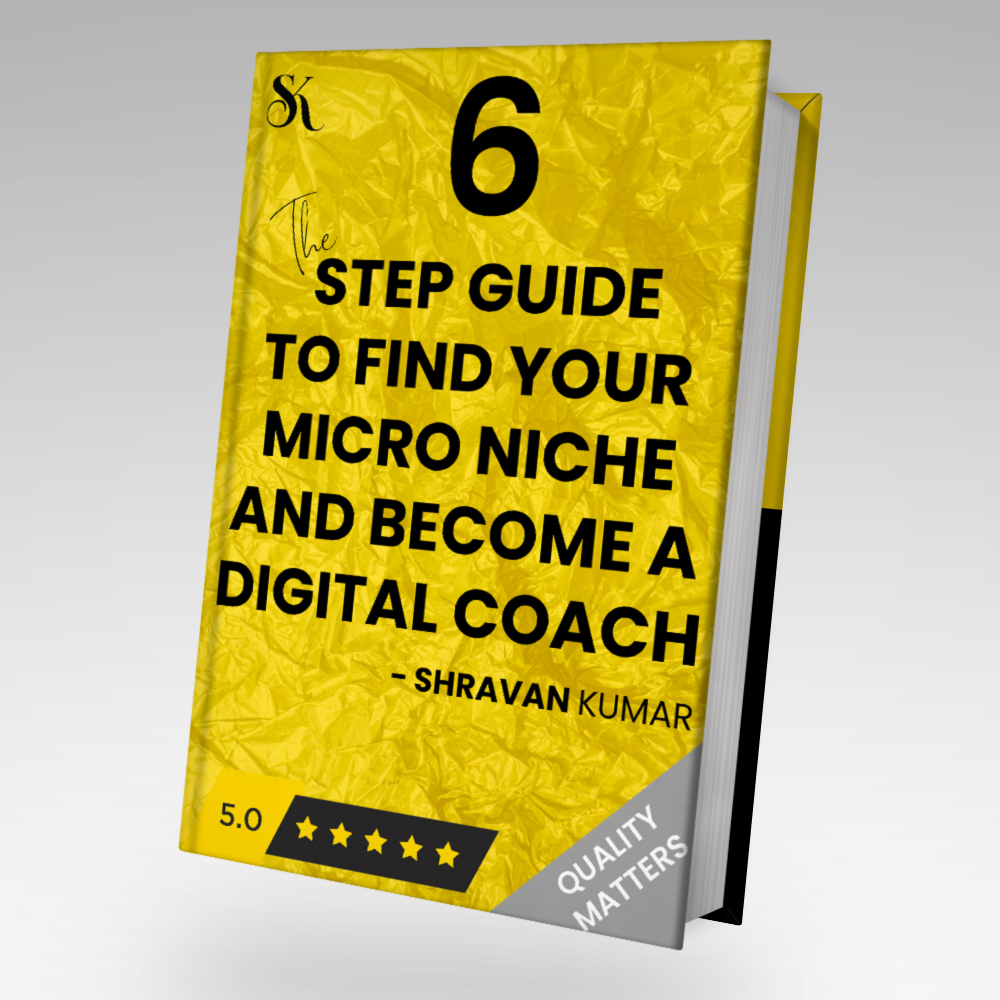 Steps to find micro niche and become a digital coach